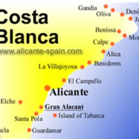 Bungalow Adaptado, Terraza Muy Grande Y Soleada. Gran Alacant Kültér fotó